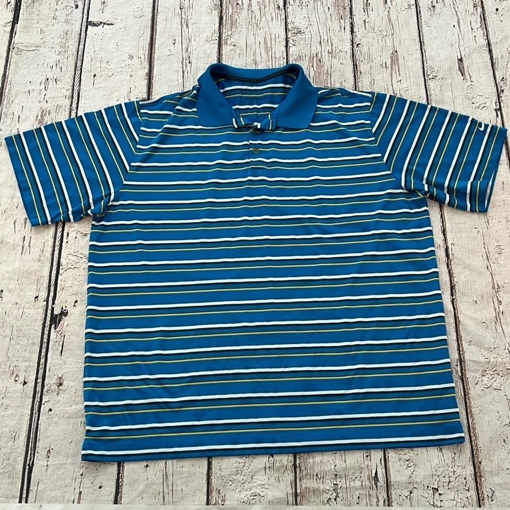 Nike Dri - Fit Golf Polo Tennis Sports Short Sleeve Shirt